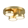 Φωτιστικό Οροφής Trio Lighting FRANKLIN 3x SMD, 8,5W · 3000lm, 3000K Ορείχαλκος Ματ Μεταλλικό, Step Dimmable – 626510308