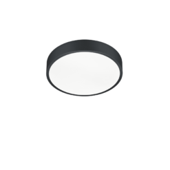 Φωτιστικό Οροφής Trio Lighting WACO LED, 28W · 1x 3200lm, 2300+3000+4000K Μαύρο Ματ Μεταλλικό – 627413032