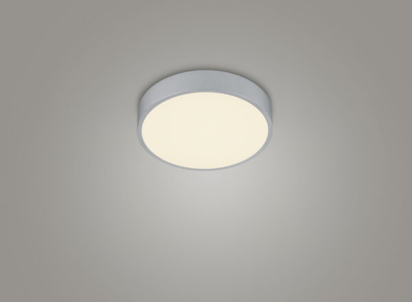 Φωτιστικό Οροφής Trio Lighting WACO  LED, 28W · 3200lm, 2300+3000+4000K Τιτάνιο Μεταλλικό, Step Dimmable – 627413087