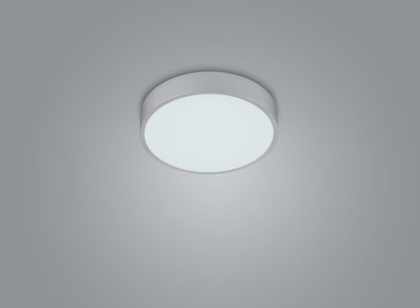 Φωτιστικό Οροφής Trio Lighting WACO  LED, 28W · 3200lm, 2300+3000+4000K Τιτάνιο Μεταλλικό, Step Dimmable – 627413087