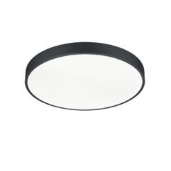 Φωτιστικό Οροφής Trio Lighting WACO LED, 52,5W · 6200lm, 2300+3000+4000K Μαύρο Ματ Μεταλλικό, Step Dimmable – 627415032