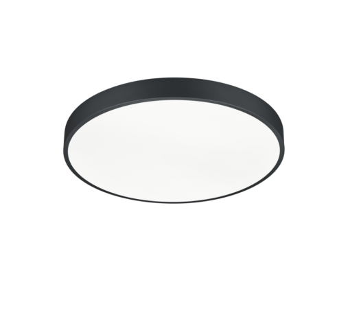Φωτιστικό Οροφής Trio Lighting WACO LED, 52,5W · 6200lm, 2300+3000+4000K Μαύρο Ματ Μεταλλικό, Step Dimmable – 627415032