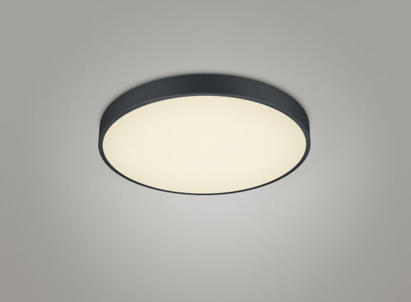 Φωτιστικό Οροφής Trio Lighting WACO  LED, 52,5W · 6200lm, 2300+3000+4000K Μαύρο Ματ Μεταλλικό, Step Dimmable – 627415032