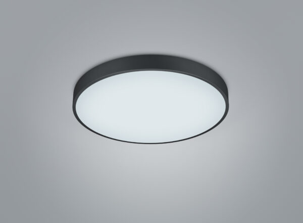 Φωτιστικό Οροφής Trio Lighting WACO  LED, 52,5W · 6200lm, 2300+3000+4000K Μαύρο Ματ Μεταλλικό, Step Dimmable – 627415032