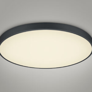 Φωτιστικό Οροφής Trio Lighting WACO 2x SMD LED, 51W · 2400lm, 2300+3000+4000K Μαύρο Ματ Μεταλλικό, Step Dimmable – 627417532