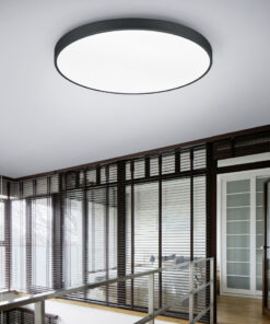 Φωτιστικό Οροφής Trio Lighting WACO 2x SMD LED, 51W · 2400lm, 2300+3000+4000K Μαύρο Ματ Μεταλλικό, Step Dimmable – 627417532