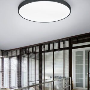 Φωτιστικό Οροφής Trio Lighting WACO 2x SMD LED, 51W · 2400lm, 2300+3000+4000K Μαύρο Ματ Μεταλλικό, Step Dimmable – 627417532
