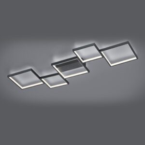 Φωτιστικό Οροφής Trio Lighting LED 34W  Μαύρο Ματ Μεταλλικό Step Dimmable 3400lm 3000K  627710532