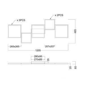 Φωτιστικό Οροφής Trio Lighting LED 34W  Μαύρο Ματ Μεταλλικό Step Dimmable 3400lm 3000K  627710532