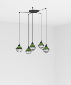 Faro Barcelona CLAIRE Κρεμαστό Φωτιστικό Πράσινου Χρώματος 5xE27- 62803-5L