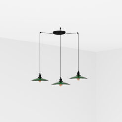 Faro Barcelona LANG Πράσινο Κρεμαστό Φωτιστικό 3xE27 – 62805-3L
