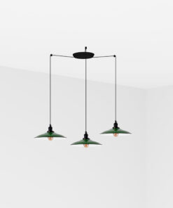 Faro Barcelona LANG Πράσινο Κρεμαστό Φωτιστικό 3xE27 – 62805-3L