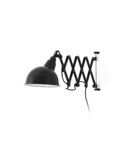 Faro Barcelona Ras Φωτιστικό Τοίχου Μαύρο – 62807