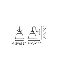 Faro Barcelona Loa Φωτιστικό Τοίχου Μαύρο – 62809