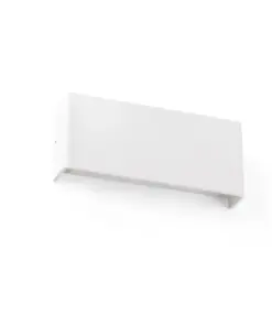 Faro Barcelona Nash Φωτιστικό Τοίχου Λευκό Up-Down 8w – 62819