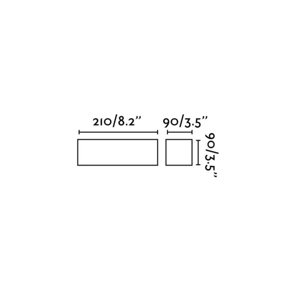 Faro Barcelona Nash Φωτιστικό Τοίχου Λευκό Up-Down 8w – 62819