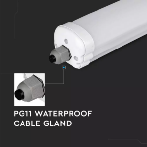 Αδιάβροχο φωτιστικό LED SMD 18W 600mm Ψυχρό λευκό 6000K Λευκό σώμα V-TAC – 6282