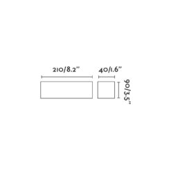 Faro Barcelona NASH Επιτοίχιο φωτιστικό σε Μαύρο Χρώμα LED 8W 3000Κ – 62821
