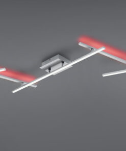 Φωτιστικό Οροφής Trio Lighting LED 22W Νίκελ Ματ Μεταλλικό Dimmable 2600lm RGB+2700-6500K με Τηλεχειριστήριο – 628410507