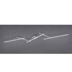 Φωτιστικό Οροφής Trio Lighting LED 22W Νίκελ Ματ Μεταλλικό Dimmable 2600lm RGB+2700-6500K με Τηλεχειριστήριο – 628410507