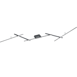 Φωτιστικό Οροφής Trio Lighting LED 22W Μαύρο Ματ Μεταλλικό Dimmable 2600lm RGB+2700-6500K – 628410532