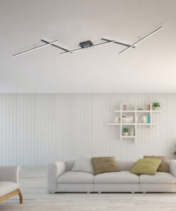 Φωτιστικό Οροφής Trio Lighting LED 22W Μαύρο Ματ Μεταλλικό Dimmable 2600lm RGB+2700-6500K – 628410532