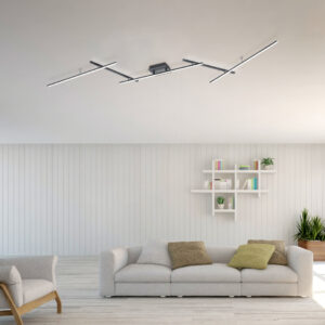Φωτιστικό Οροφής Trio Lighting  LED 22W Μαύρο Ματ Μεταλλικό Dimmable 2600lm  RGB+2700-6500K – 628410532