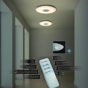 Φωτιστικό Οροφής Trio Lighting LED 45W  Λευκό Πλαστικό Dimmable 4000lm 3000 – 5500K  628915001