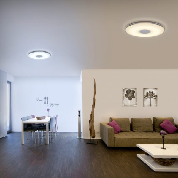 Φωτιστικό Οροφής Trio Lighting LED 45W  Λευκό Πλαστικό Dimmable 4000lm 3000 – 5500K  628915001