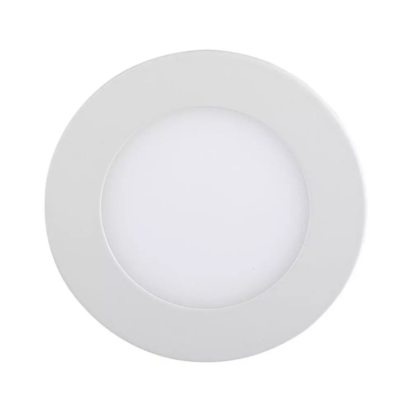 LED Panel Χωνευτό 3W 4000K Φυσικό Στρογγυλό V-TAC - 216293