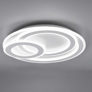 Φωτιστικό Οροφής Trio Lighting MITA LED 74W 9000lm 2700-6000K Λευκό Ματ με Τηλεχειριστήριο – 629210331