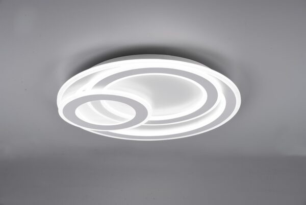 Φωτιστικό Οροφής Trio Lighting MITA LED 74W 9000lm 2700-6000K Λευκό Ματ με Τηλεχειριστήριο – 629210331