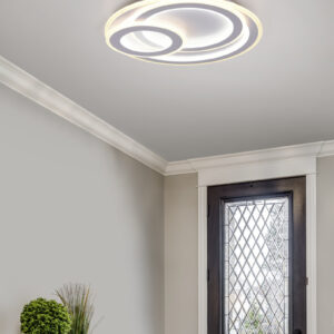 Φωτιστικό Οροφής Trio Lighting MITA LED 74W 9000lm 2700-6000K Λευκό Ματ με Τηλεχειριστήριο – 629210331