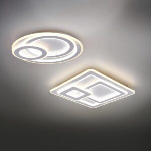 Φωτιστικό Οροφής Trio Lighting MITA LED 74W 9000lm 2700-6000K Λευκό Ματ με Τηλεχειριστήριο – 629210331