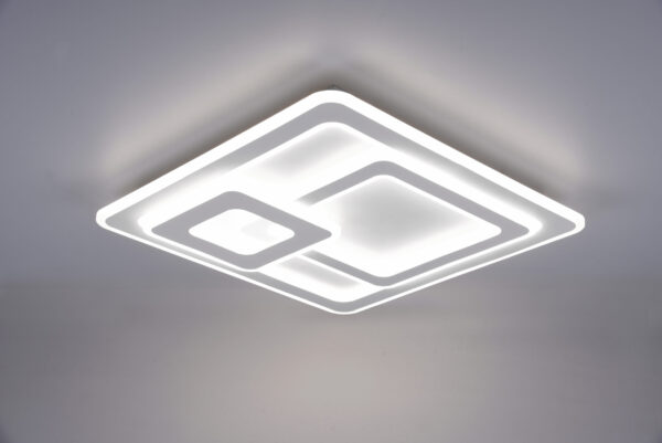 Φωτιστικό Οροφής Trio Lighting MITA  LED, 76W · 9250lm, 2700 – 6000K Λευκό Ματ Μεταλλικό, Τηλεχειριζόμενο Dimmable – 629219331