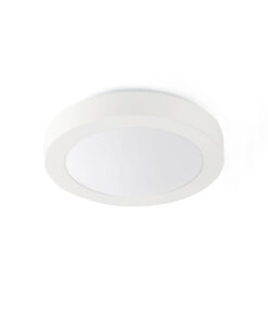 Faro Barcelona LOGOS-1 Φωτιστικό Οροφής, Λευκού Χρώματος 1XE27 20W- 62965