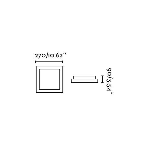 Faro Barcelona TOLA-1 Επιτοίχιο Φωτιστικό Γκρι Χρώματος 1XE27 20W- 62983