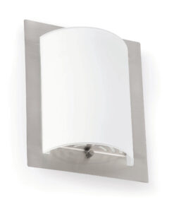 Faro Barcelona DIULA-1 Επιτοίχιο φωτιστικό, Χρώματος Νίκελ Ματ 1X E27 – 62987