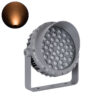 GloboStar® FLOOD-MENA 90338 Προβολέας Wall Washer με Αντιθαμβωτική Γρίλια για Φωτισμό Κτιρίων LED 48W 4080lm 30° AC 220-240V Αδιάβροχο IP67 L26 x W20 x H28.5cm Αρχιτεκτονικό Πορτοκαλί 2200K – Γκρι Ανθρακί – 3 Years Warranty