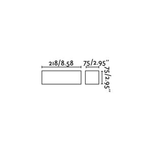 Faro Barcelona EACO-1 Επιτοίχιο Φωτιστικό Λευκού Χρώματος 1XG9 40W- 63176