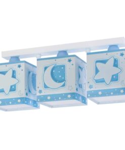 Ango MoonLight Blue τρίφωτο οροφής ράγας (63233NT)