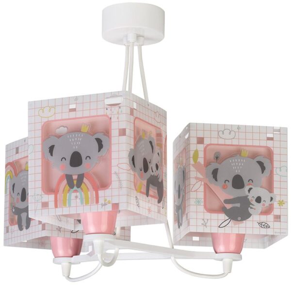 Ango Koala Pink κρεμαστό τρίφωτο οροφής (63267[S])