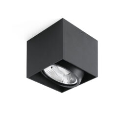 Faro Barcelona Tecto Μονό Σποτ AR111 σε Μαύρο Χρώμα – 63275