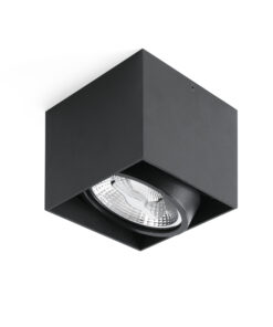Faro Barcelona Tecto Μονό Σποτ AR111 σε Μαύρο Χρώμα – 63275