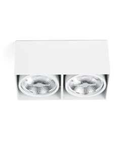 Faro Barcelona TECTO Φωτιστικό Οροφής Λευκού Χρώματος 2XAR111 50W- 63276