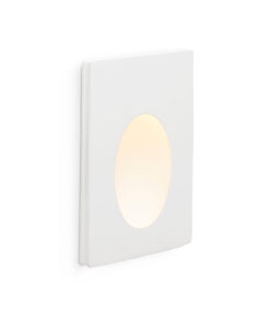 Faro Barcelona PLAS-1 Χωνευτό Επιτοίχιο Φωτιστικό Λευκού Χρώματος LED 1W 3000K- 63281