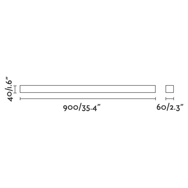 NILO-2 BLACK WALL LAMP LED 18W 3000K FARO – 63317
