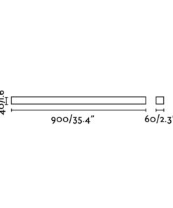 NILO-2 CHROME WALL LAMP LED 18W 3000K FARO – 63319