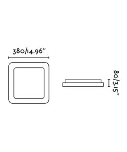 Faro Barcelona IRIS-3 Φωτιστικό Οροφής, Χρώμα Σατέν Νικέλιο, LED 30W 3000K – 63395