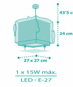 Mermaids παιδικό φωτιστικό οροφής Ango – 63442